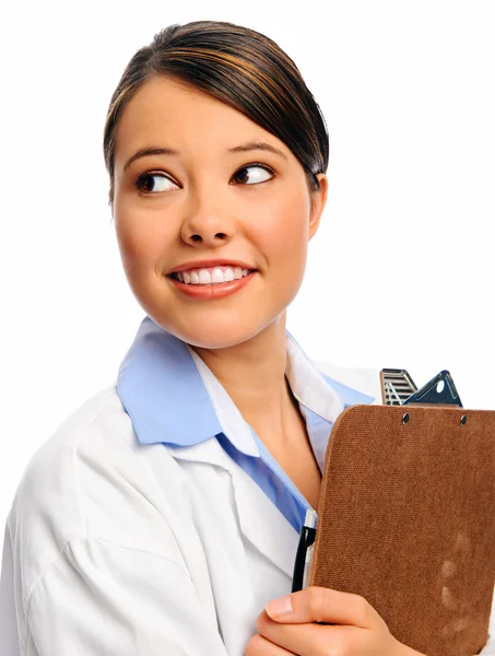 Medical doctor isolated in studio — Stock Photo, Image