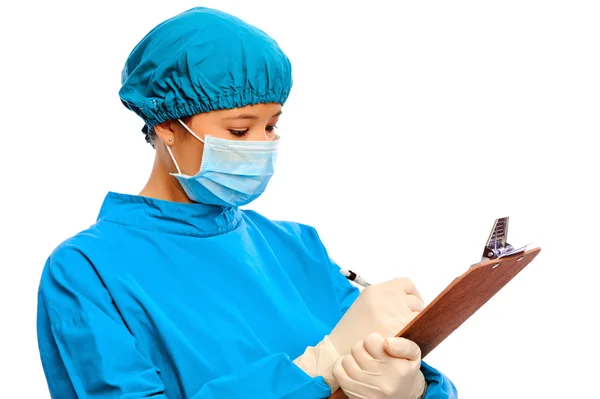 Medical doctor isolated in studio — Stock Photo, Image