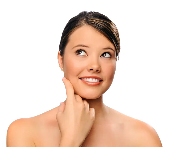 Close up of a model in studio — Stock Photo, Image