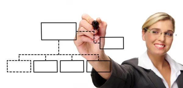 Affärsdiagram — Stockfoto