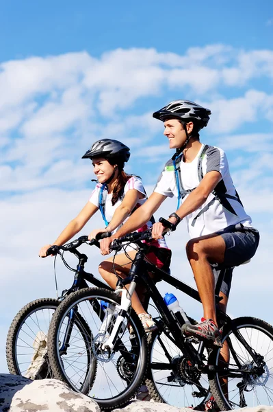 Pareja de bicicletas — Foto de Stock