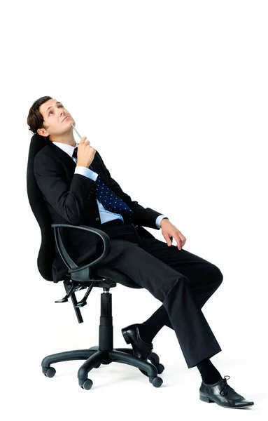 Business man thinking — Stock Photo, Image