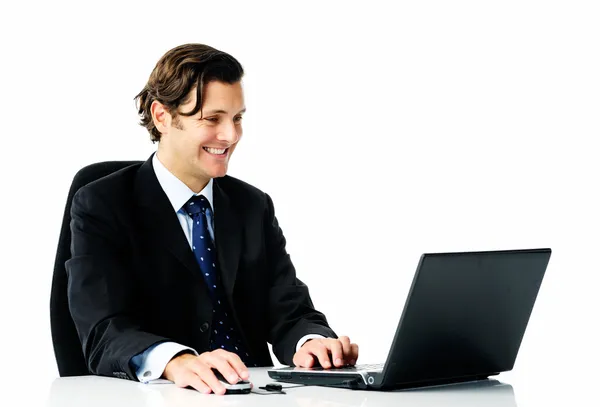 Working in a corporate environment — Stock Photo, Image