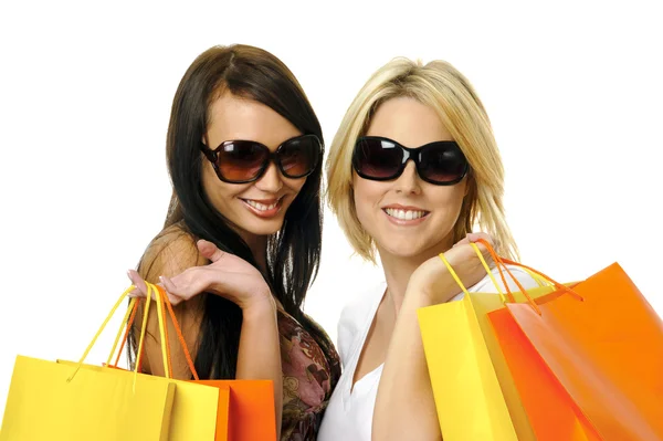 Shopping with a friend — Stock Photo, Image