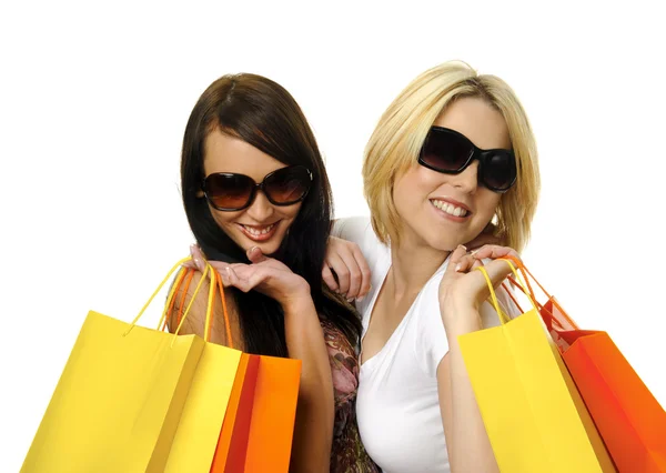 Shopping with a friend — Stock Photo, Image