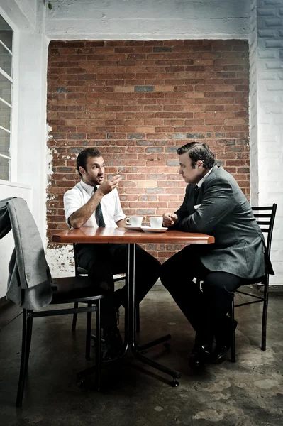 Kaffeetermin-Debatte — Stockfoto