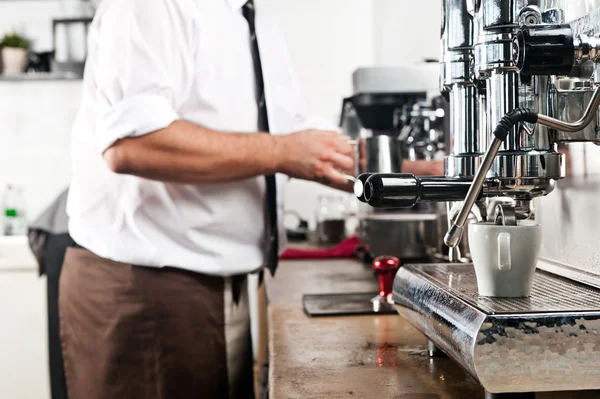 Caffè barista — Foto Stock