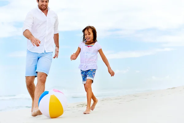 Divertente padre figlia — Foto Stock