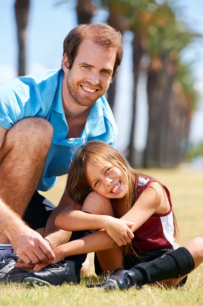 Soccer dad — Stock Photo, Image