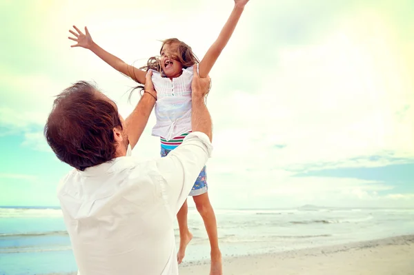 Sağlıklı aile eğlence — Stok fotoğraf