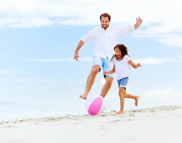 Fun father daughter — Stock Photo, Image