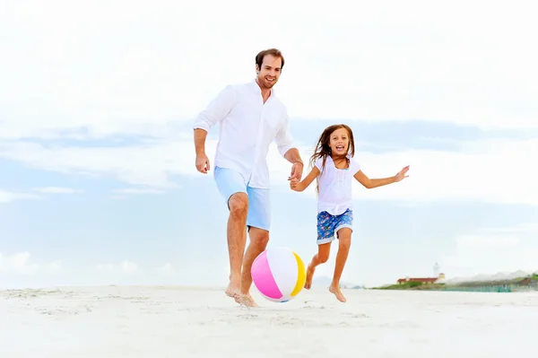 Divertente padre figlia — Foto Stock