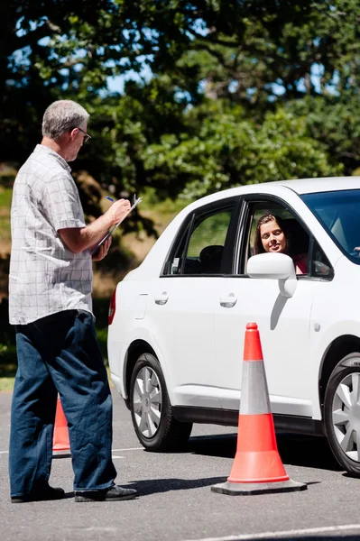 Autofahren lernen — Stockfoto