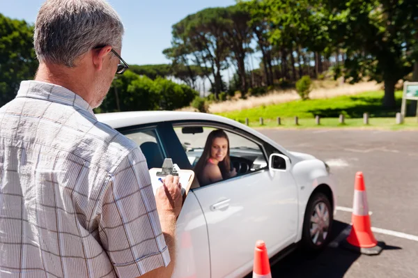 Autofahren lernen — Stockfoto