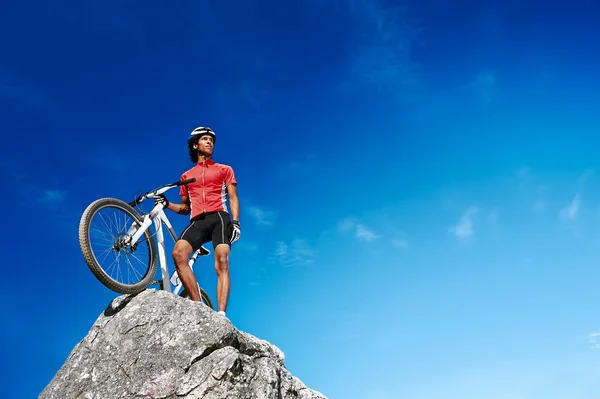 Andar de bicicleta trilha — Fotografia de Stock