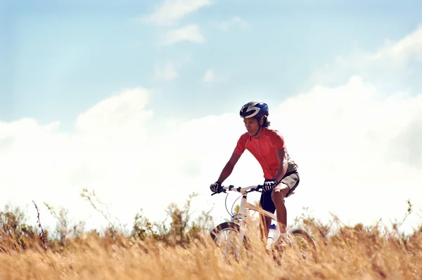 Gezonde levensstijl fietsen — Stockfoto