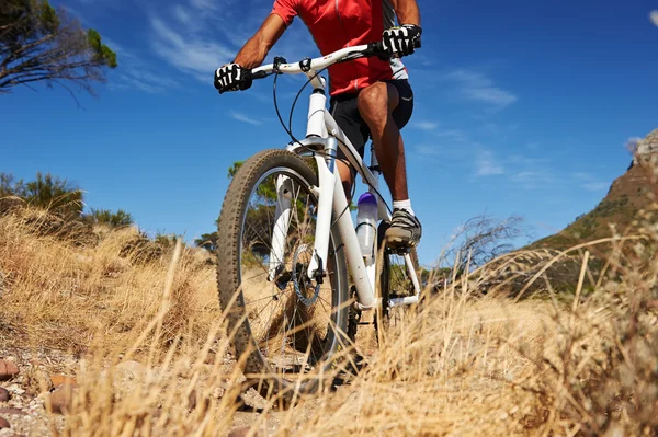 Leden cykel ridning — Stockfoto