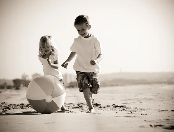 Beachball-Freude — Stockfoto