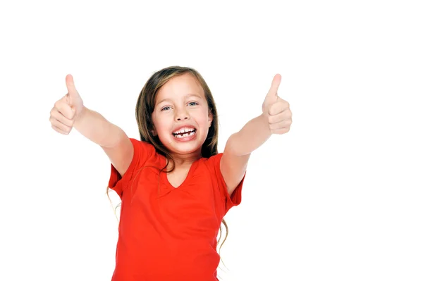 Chica joven feliz — Foto de Stock