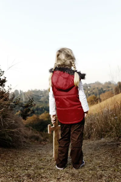 Aventure enfant en plein air — Photo