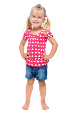 mutlu kendine güvenen kız