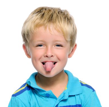 Sticking out tongue clipart