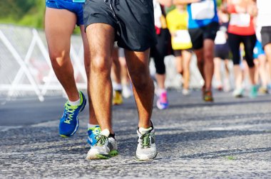 insanların koşu Maratonu