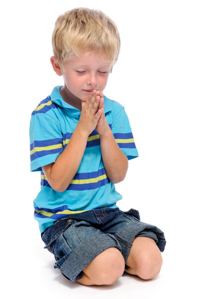 boy praying