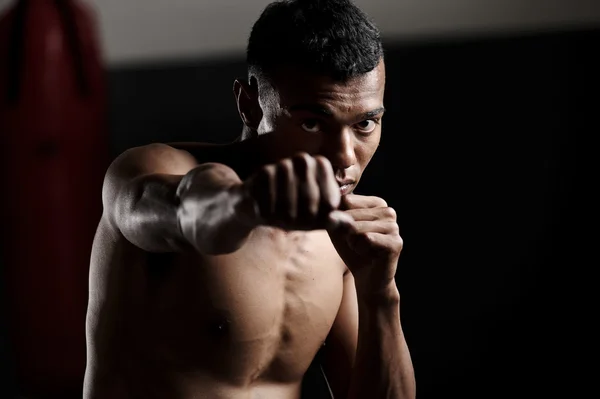 Shadow boxing — Stock Photo, Image