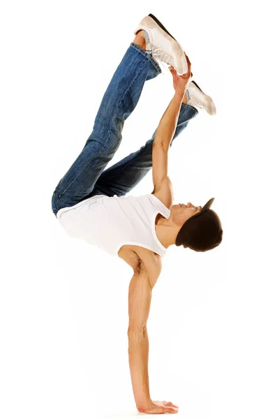 Breakdance isolado — Fotografia de Stock