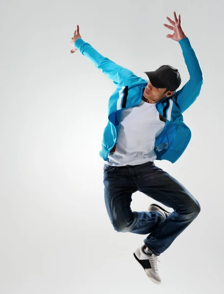 Acción bailarina salto —  Fotos de Stock