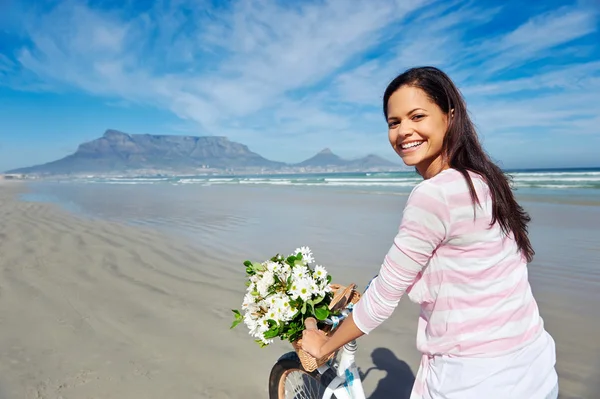 Table mountain cykel — Stockfoto