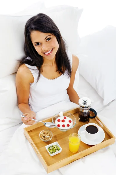 Serviço de pequeno-almoço de luxo — Fotografia de Stock