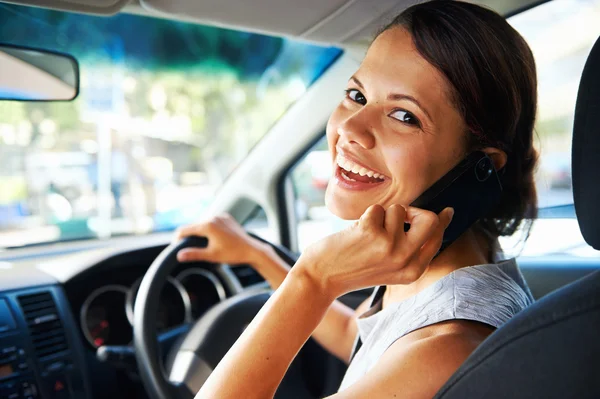 Conducir a una mujer de negocios — Foto de Stock