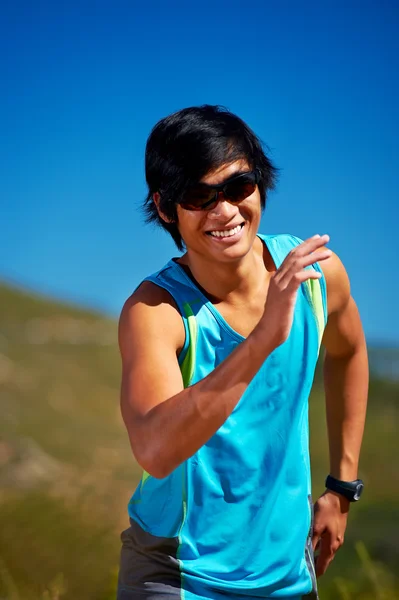 Smiling runner — Stock Photo, Image