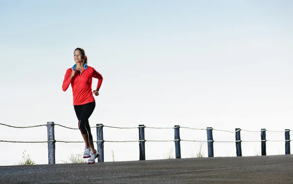 Running panorama fitness — Stock Photo, Image