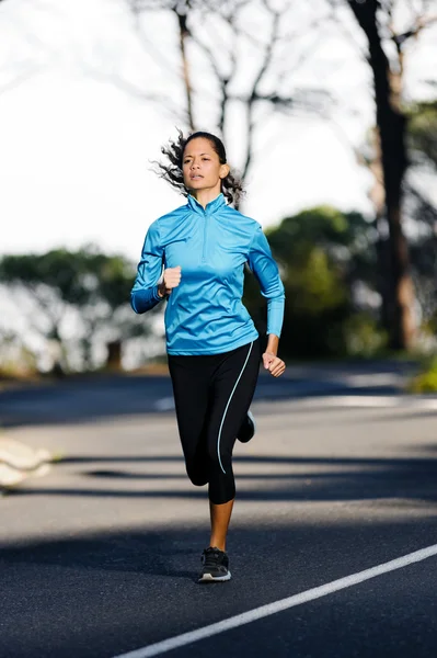 Corredor de entrenamiento maratón — Foto de Stock