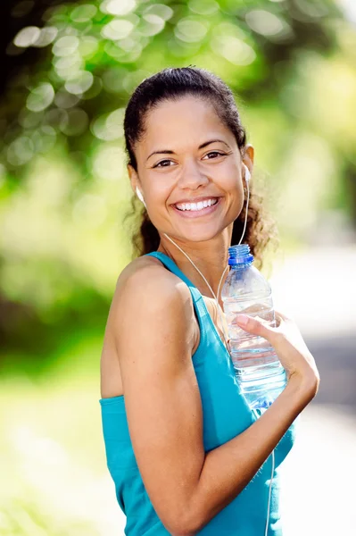 Healthy sporty woman — Stock Photo, Image