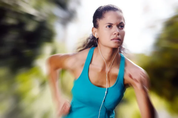 Hareket Bulanıklığı runner — Stok fotoğraf