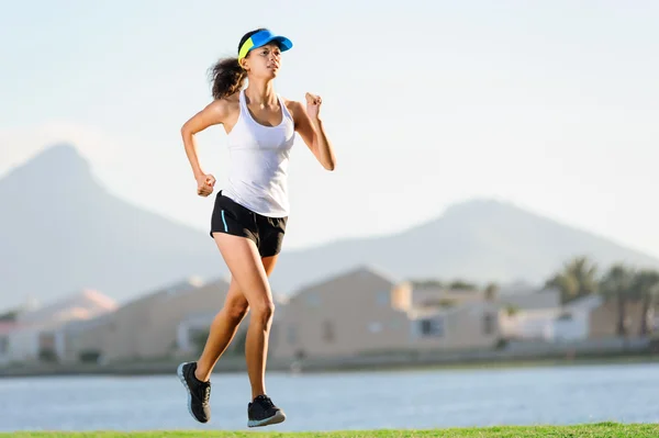 Exercising runner — Stock Photo, Image