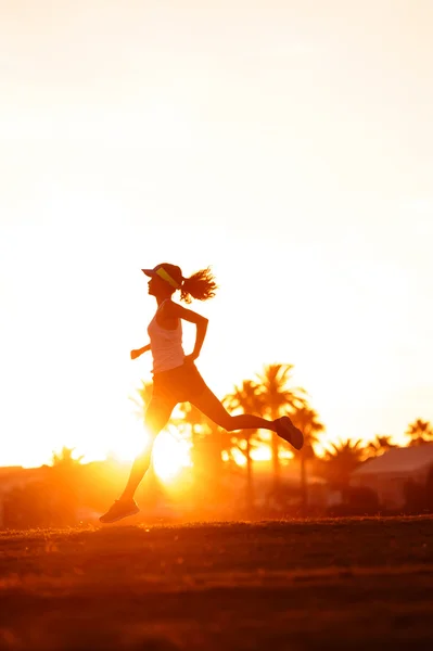 Sano allenamento corridore — Foto Stock