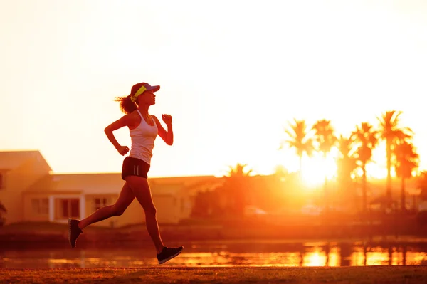 Zdravé běžce, školení — Stock fotografie