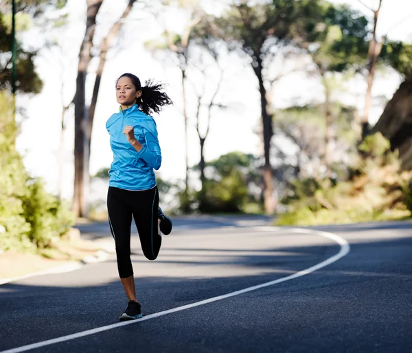 Marathon coureur d'entraînement — Photo