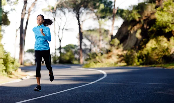 Corredor de entrenamiento maratón — Foto de Stock