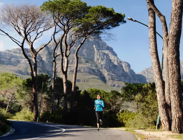 Corredor de entrenamiento maratón — Foto de Stock