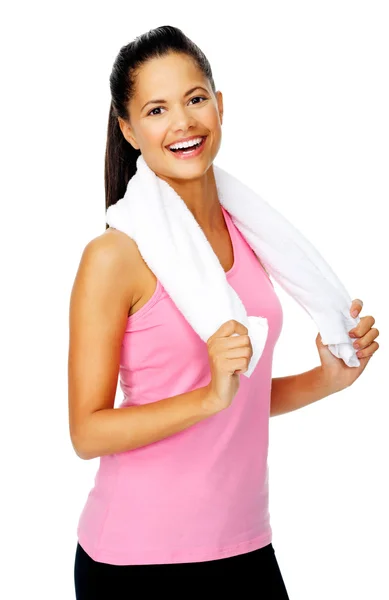 Happy healthy woman — Stock Photo, Image