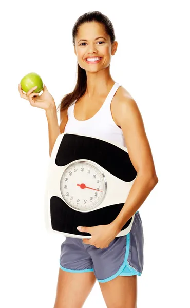 Zdravé weightloss žena — Stock fotografie