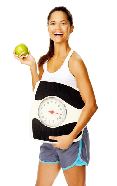 Mujer pérdida de peso saludable — Foto de Stock