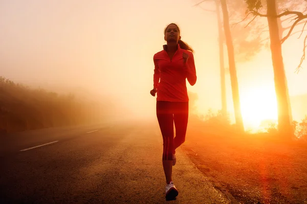 Running woman Royalty Free Stock Images