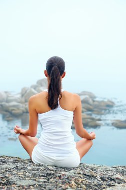 Yoga yaşam tarzı kadın